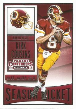 Kirk Cousins Washington Redskins 2015 Panini Contenders NFL #98